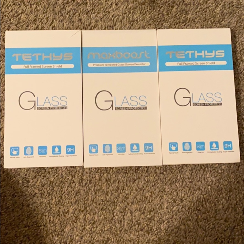 iPhone 11 Pro/Xs/x GLASS screen protectors 7 TOTAL